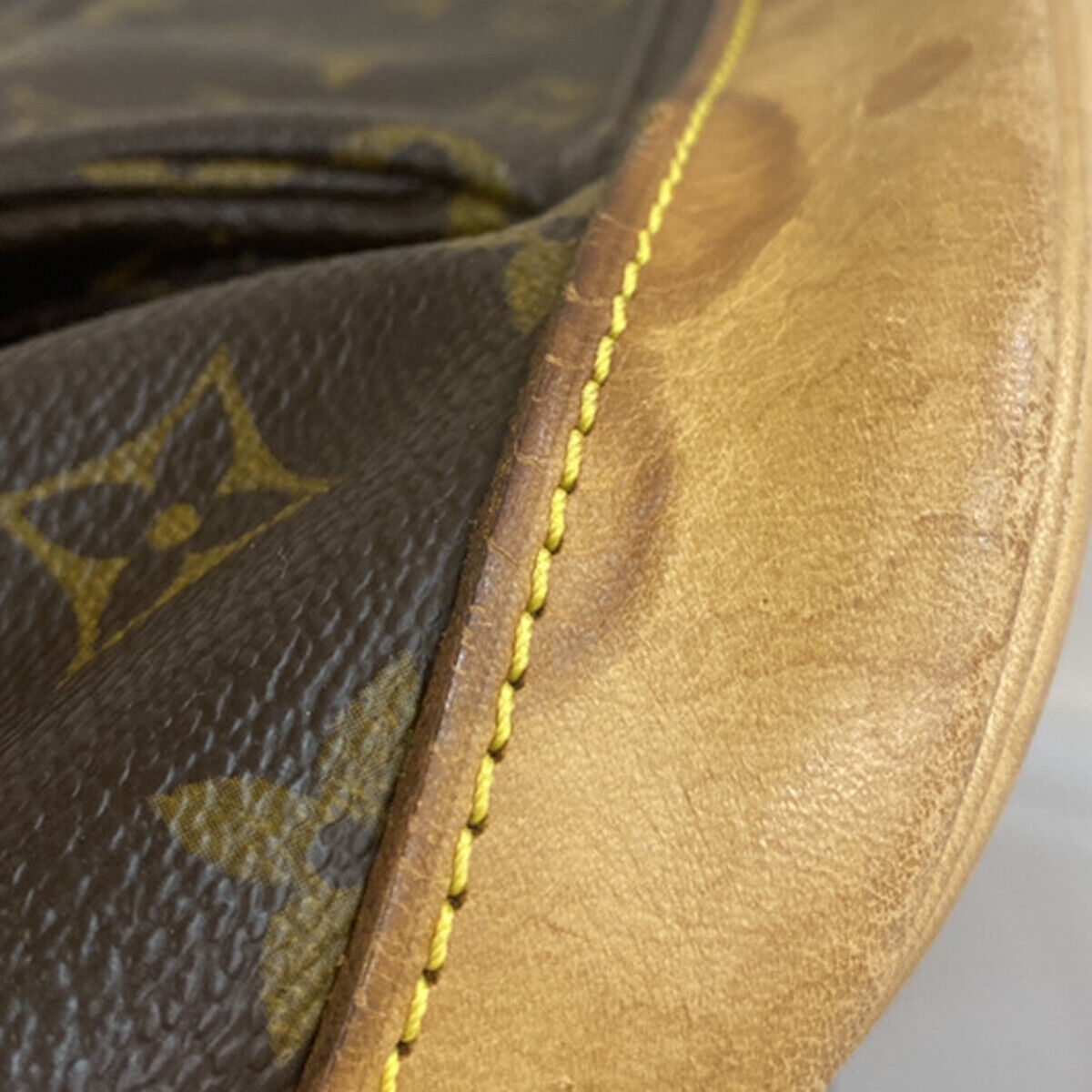 LOUIS VUITTON Montsouris MM Backpack Bag Monogram Leather Brown M51136 12YG779