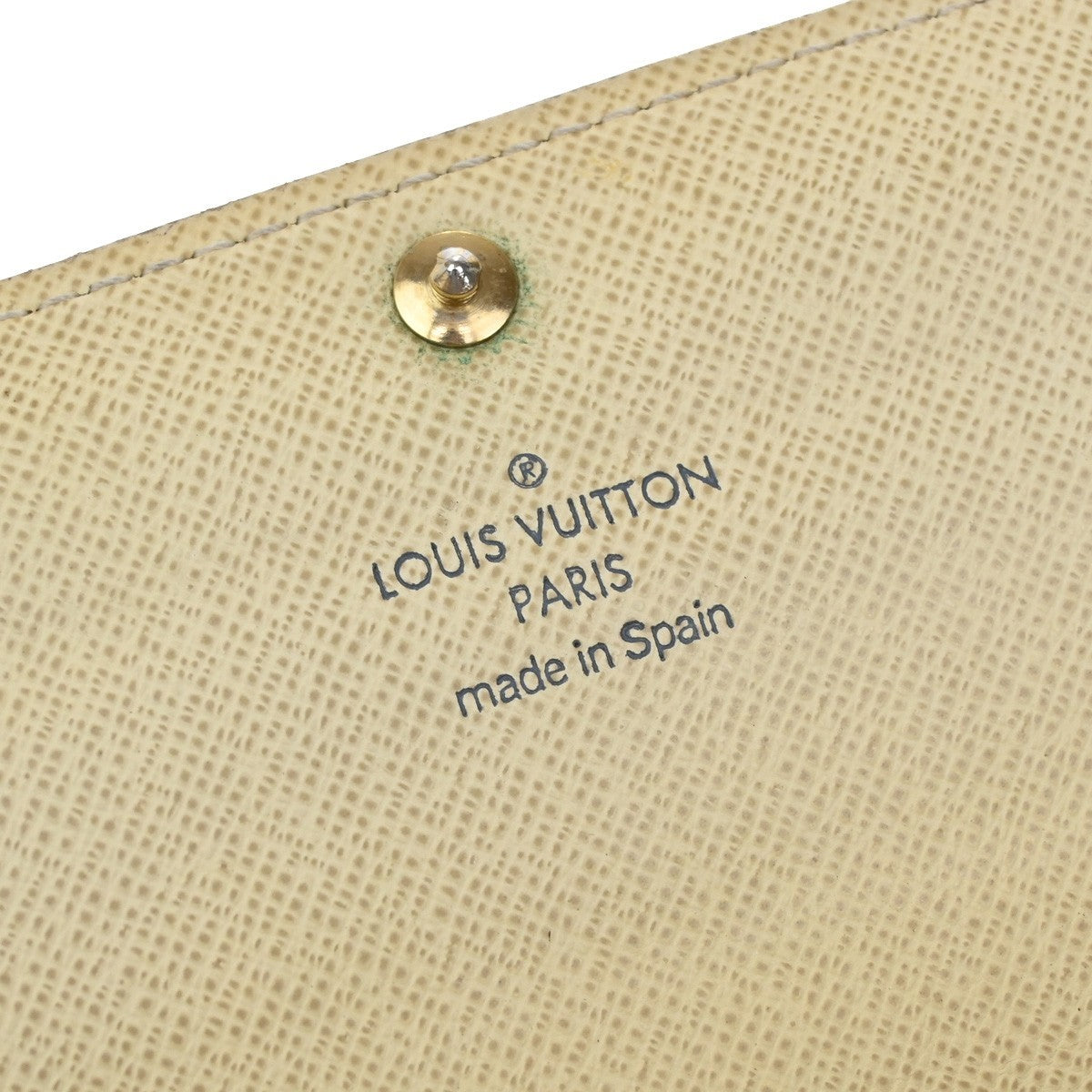 LOUIS VUITTON Portefeuille Sarah Long Wallet Damier Azur White N61735 05KB398