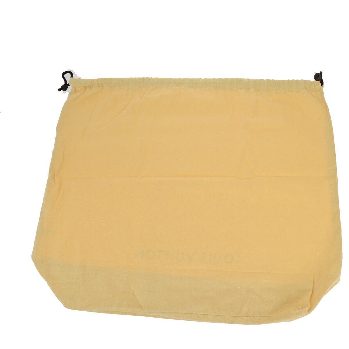 LOUIS VUITTON Logo 10 Set Dust Bag Drawstring Canvas Cotton Beige Brown 09YG351