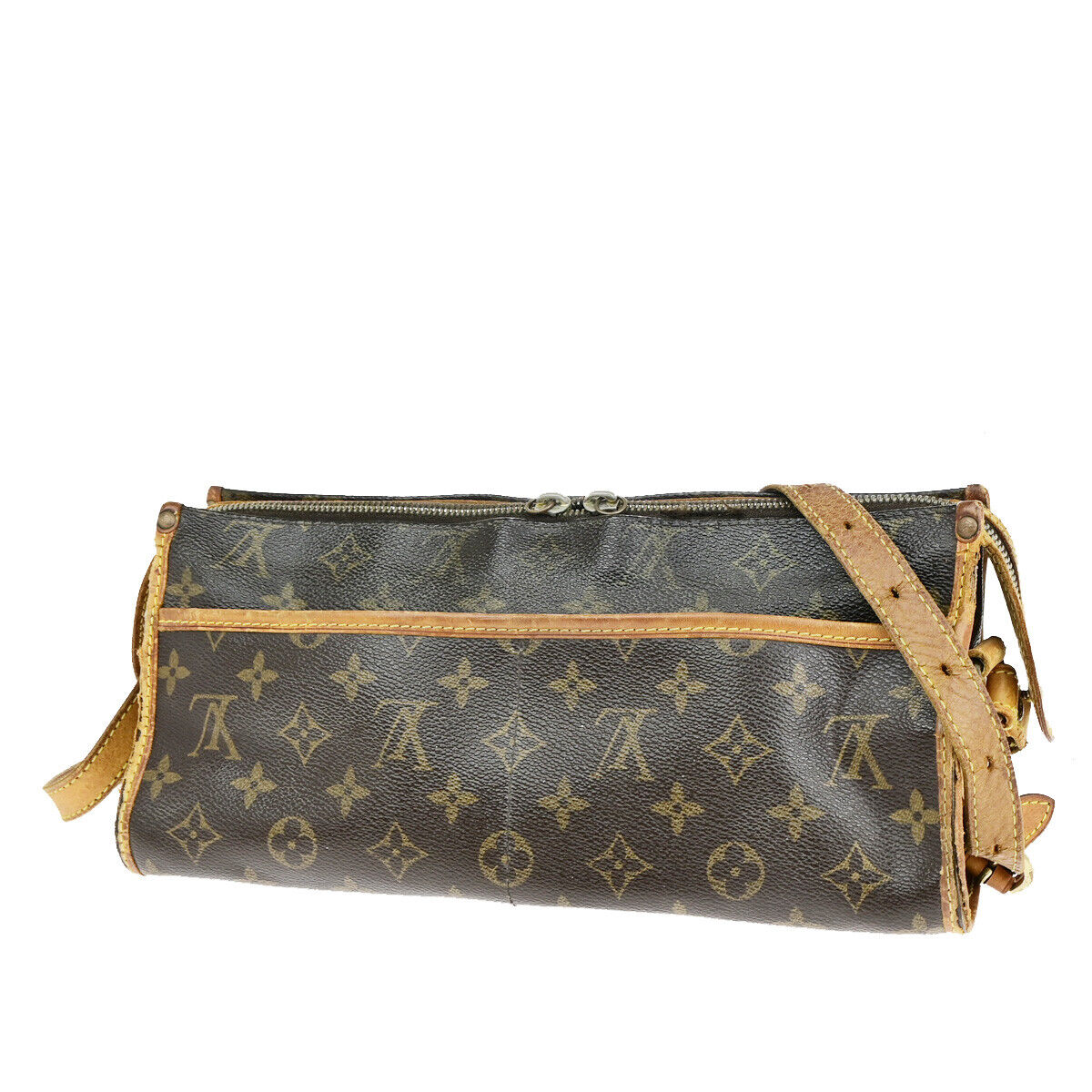 LOUIS VUITTON LV Popincourt Long Shoulder Bag Monogram Brown M40008 68YF466