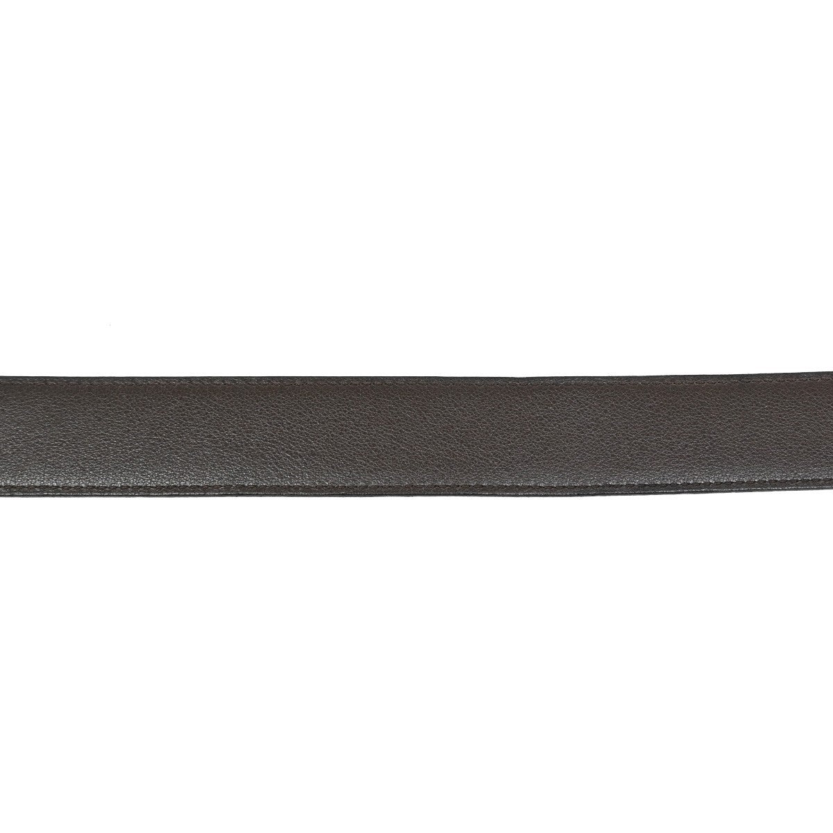 HERMES H Logo Constance Reversible Buckle Belt Leather #68 Black BN SHW 70RL805