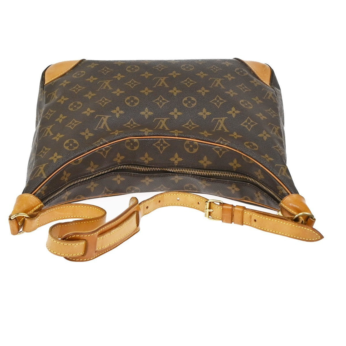 LOUIS VUITTON Boulogne 35 Shoulder Bag Monogram Leather Brown M51260 84YJ042