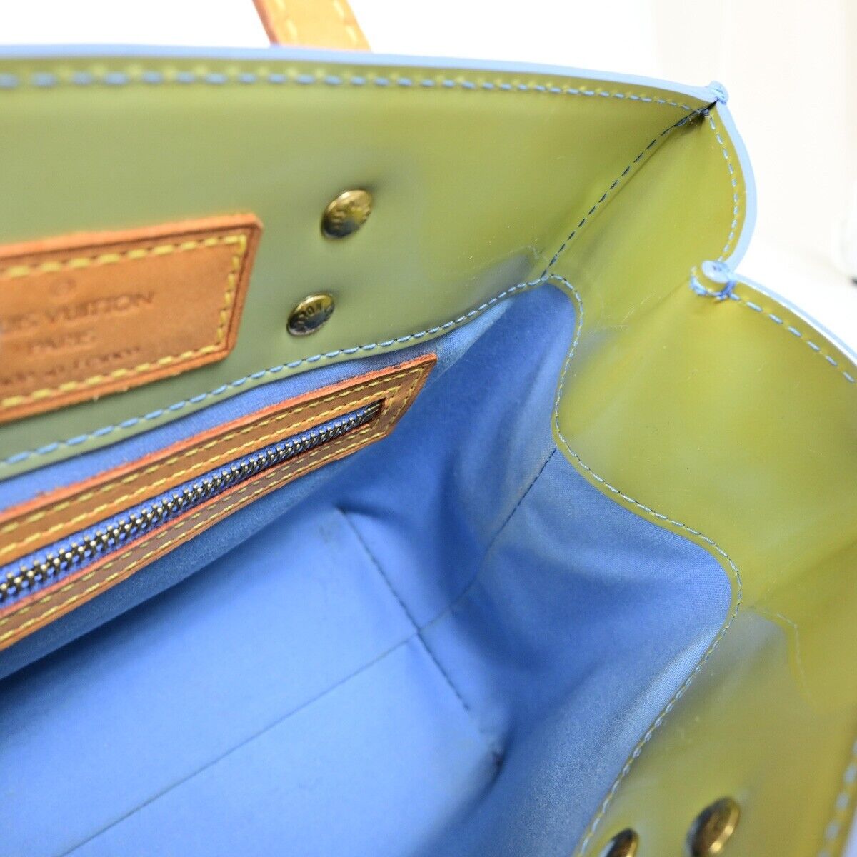 LOUIS VUITTON Reade PM Shoulder Bag Monogram Vernis Leather LD M91220 60FA760