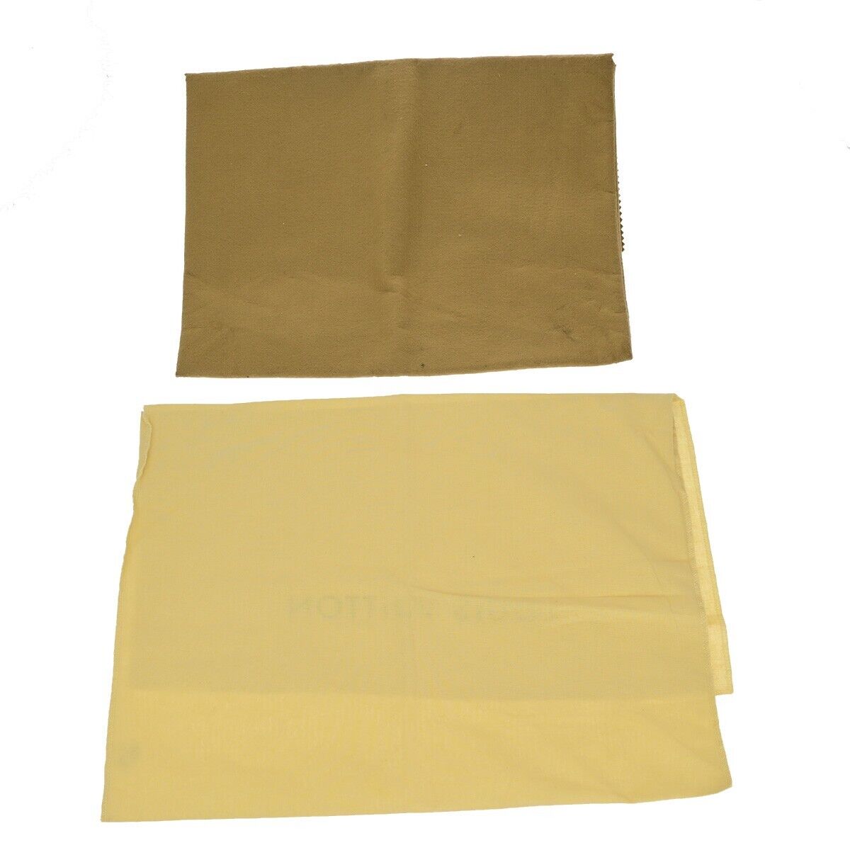 LOUIS VUITTON Logo 10 Set Dust Bag Drawstring Canvas Cotton Beige Brown 09EB418