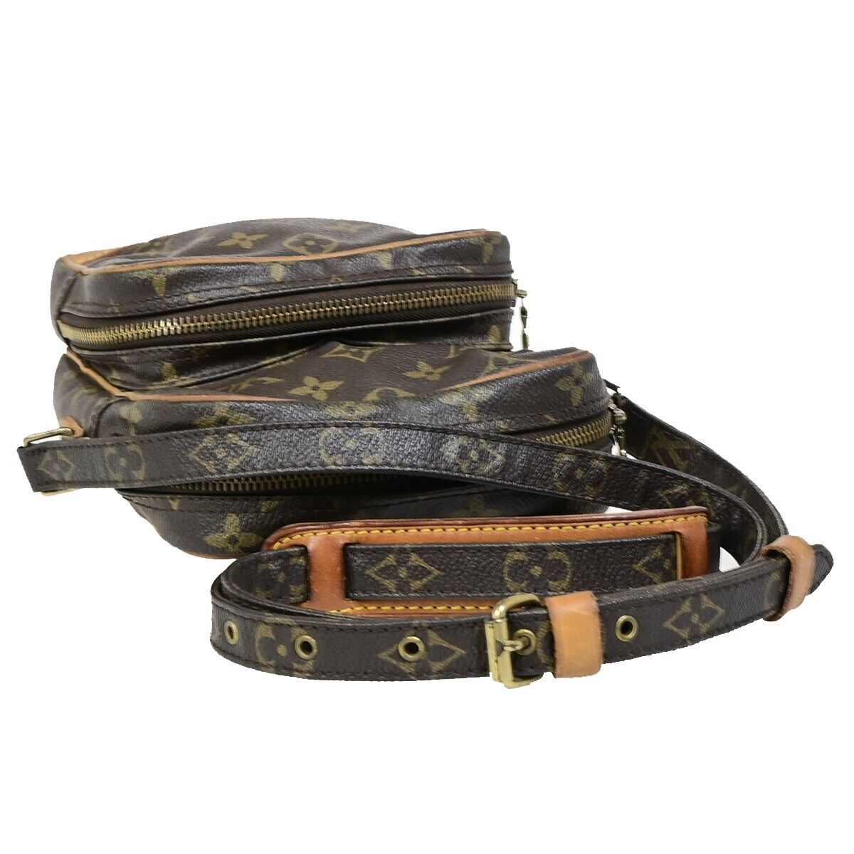 LOUIS VUITTON Amazon Crossbody Shoulder Bag Monogram Leather BN M45236 37EB631