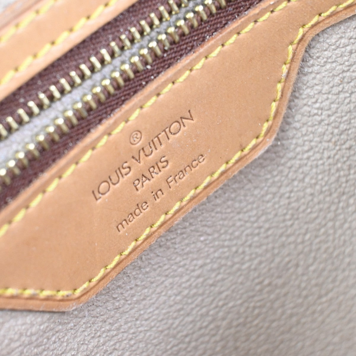 LOUIS VUITTON BUCKET GM Shoulder Tote Bag Monogram Leather Brown M42236 33TA609