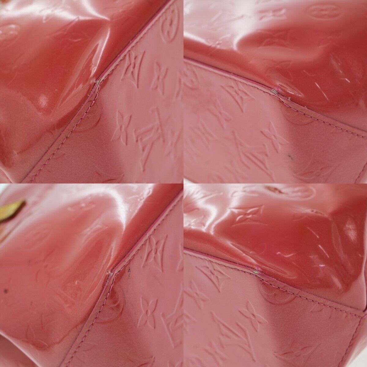 LOUIS VUITTON Read PM Hand Bag Monogram Vernis Patent Leather PK M9132F 09ED970