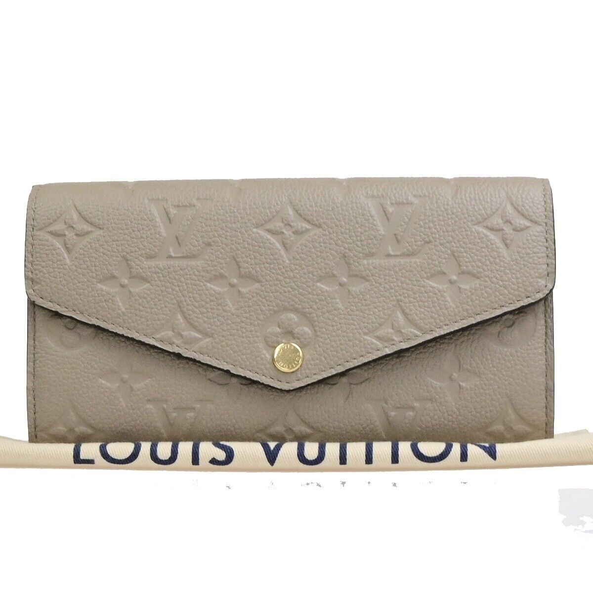 LOUIS VUITTON Portefeuille Sarah Wallet Monogram Empreinte Beige M82256 30ED494