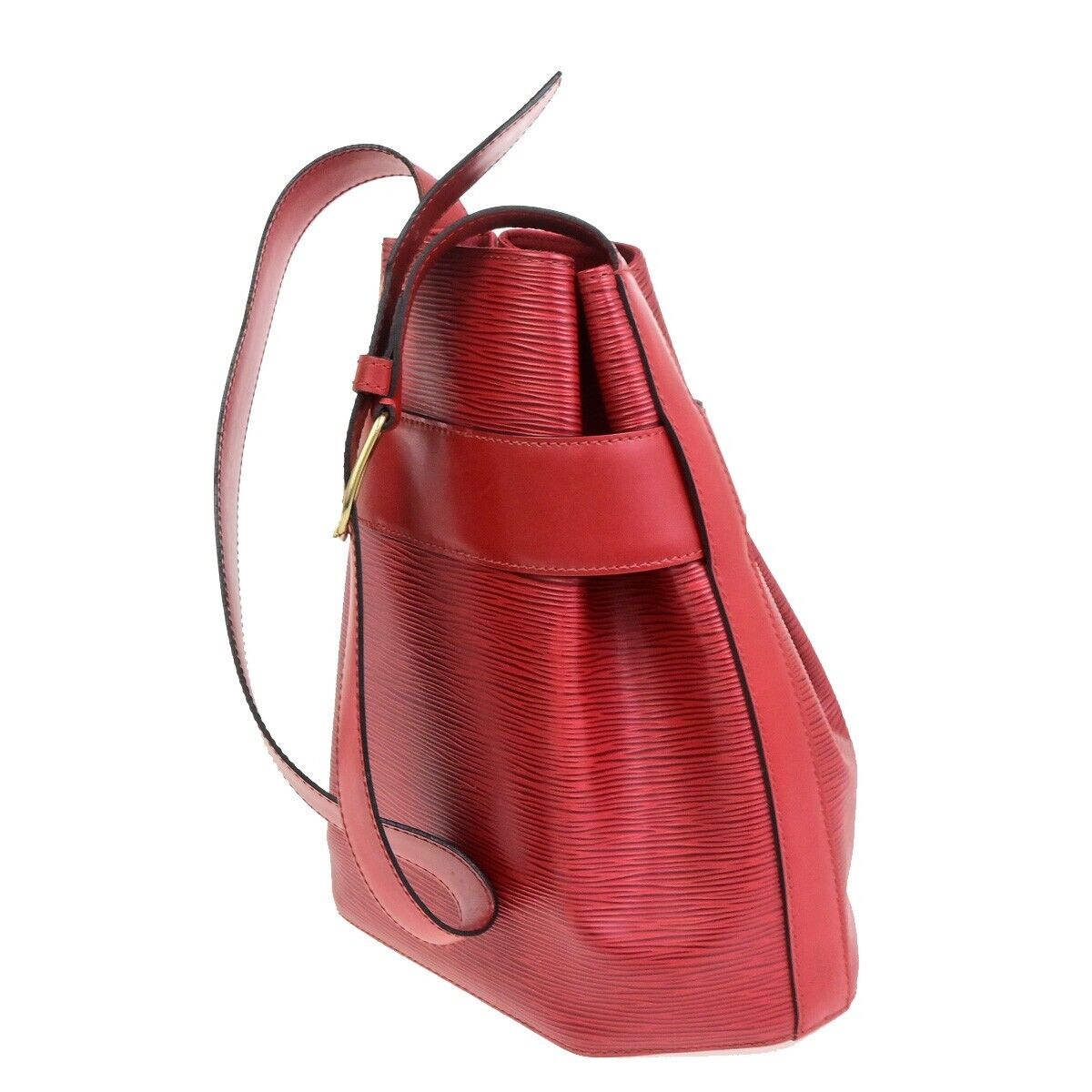 LOUIS VUITTON LV Sac De Paul PM Shoulder Bag Epi Leather Red M80197 34ED606