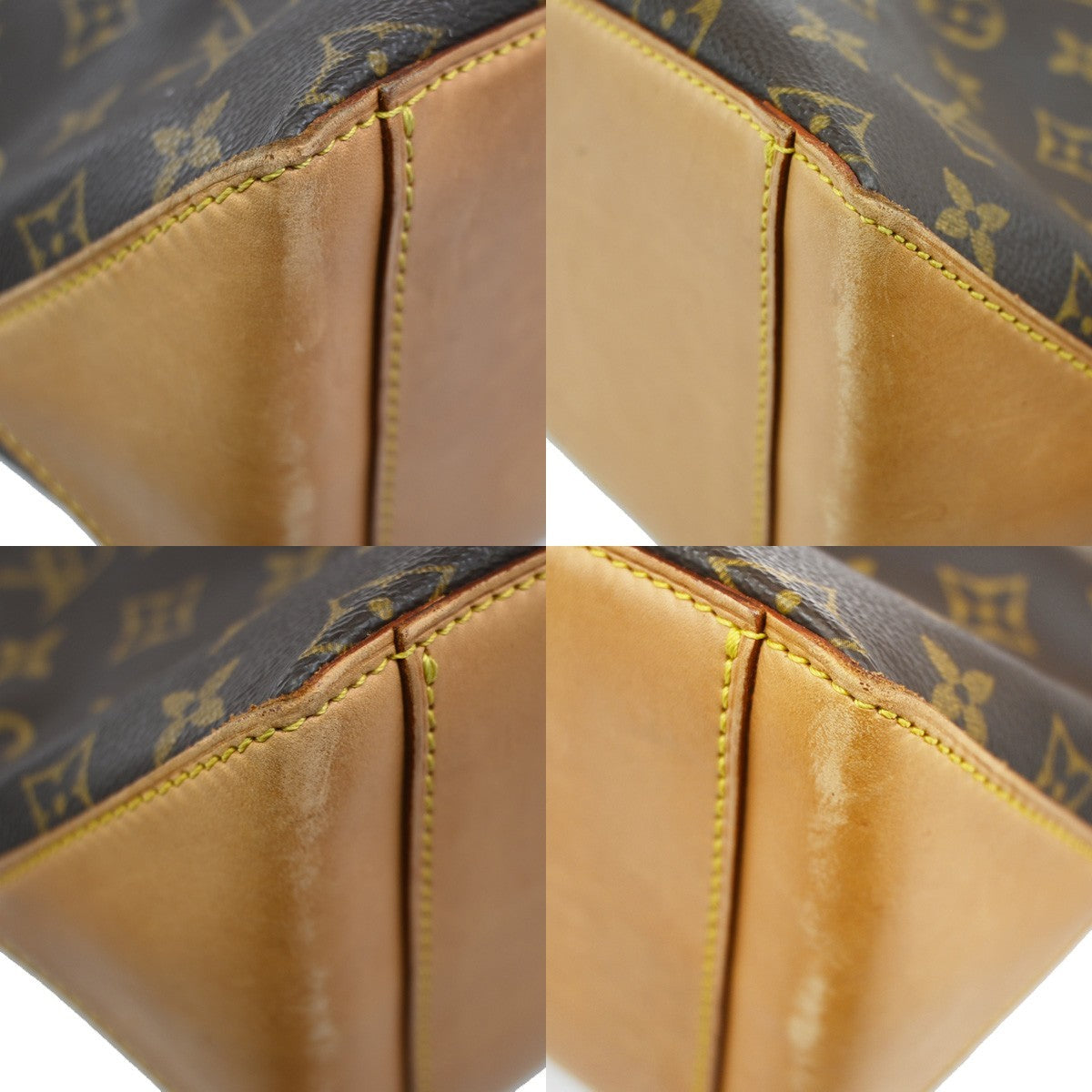 LOUIS VUITTON Cabas Piano Shoulder Bag Monogram Leather Brown M51148 20CA259