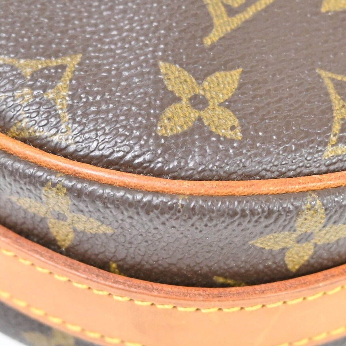 LOUIS VUITTON Jeune Fille GM Shoulder Bag Monogram Leather Brown M51225 81FA030