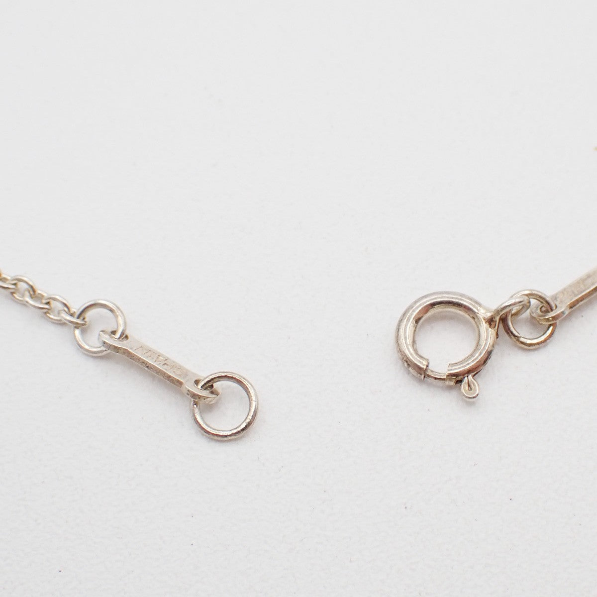 TIFFANY & CO. Open Heart 22mm Chain Necklace Ag 925 Elsa Peretti Silver 66EG157
