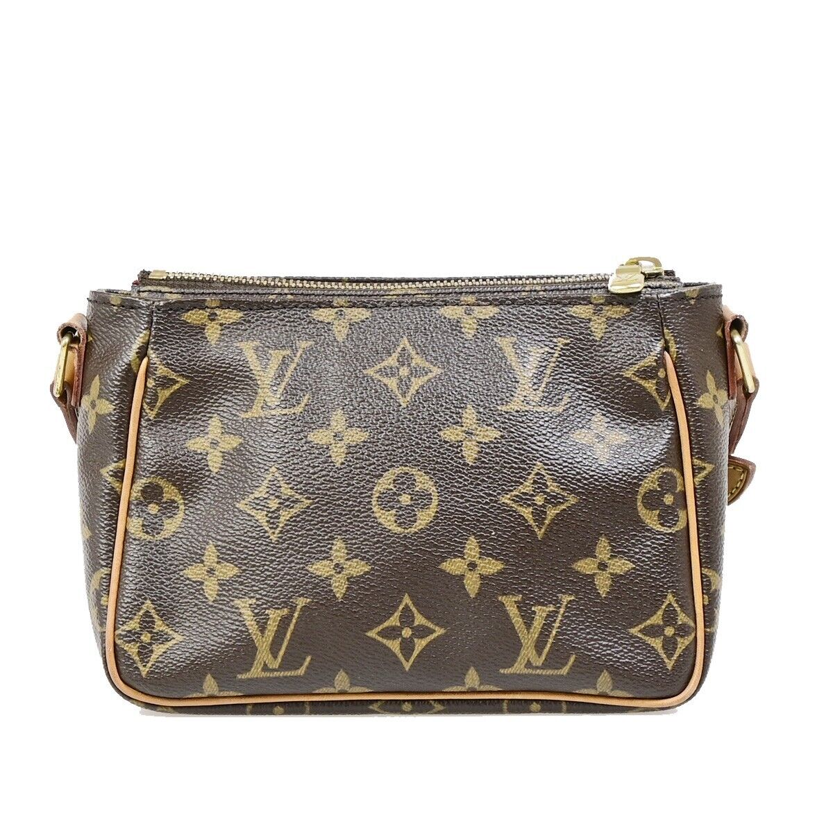 LOUIS VUITTON Viva Cite PM Shoulder Bag Monogram Leather Brown M51165 47EB795