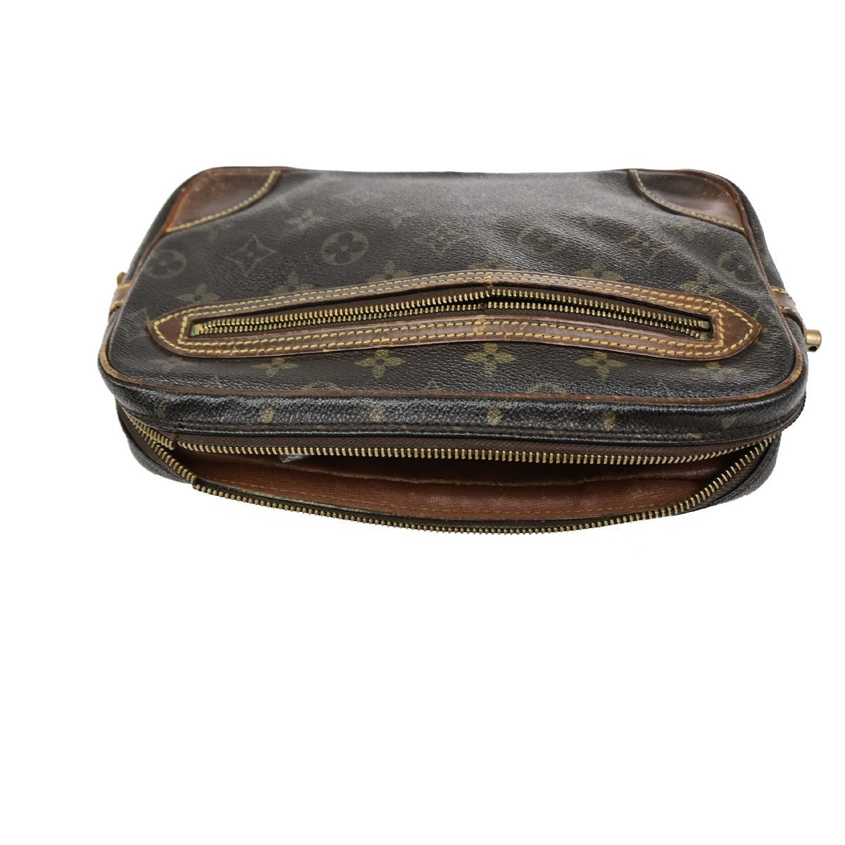 LOUIS VUITTON Marly Dragonne GM Clutch Hand Bag Monogram Brown M51825 08KD211