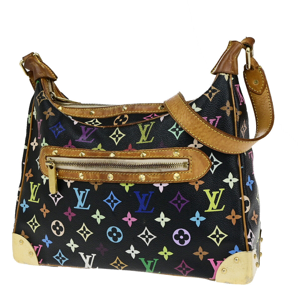 LOUIS VUITTON Boulogne Shoulder Bag Monogram Multi Leather BK M92638 73YG625
