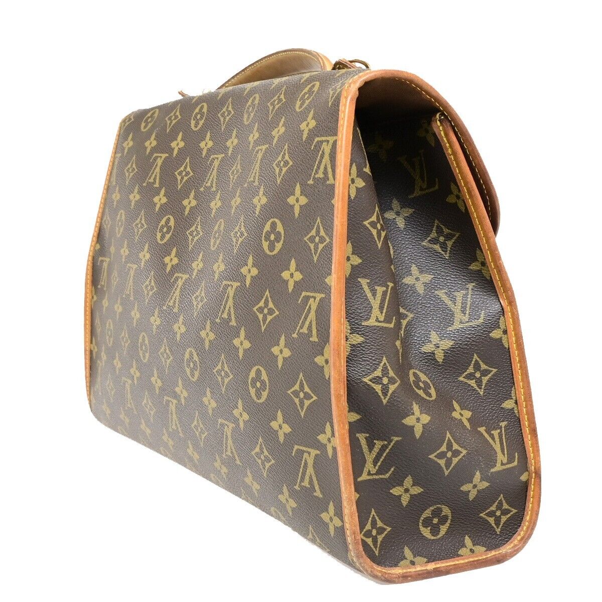 LOUIS VUITTON Beverly Hand Bag Briefcase Monogram Leather Brown M51121 81EB853