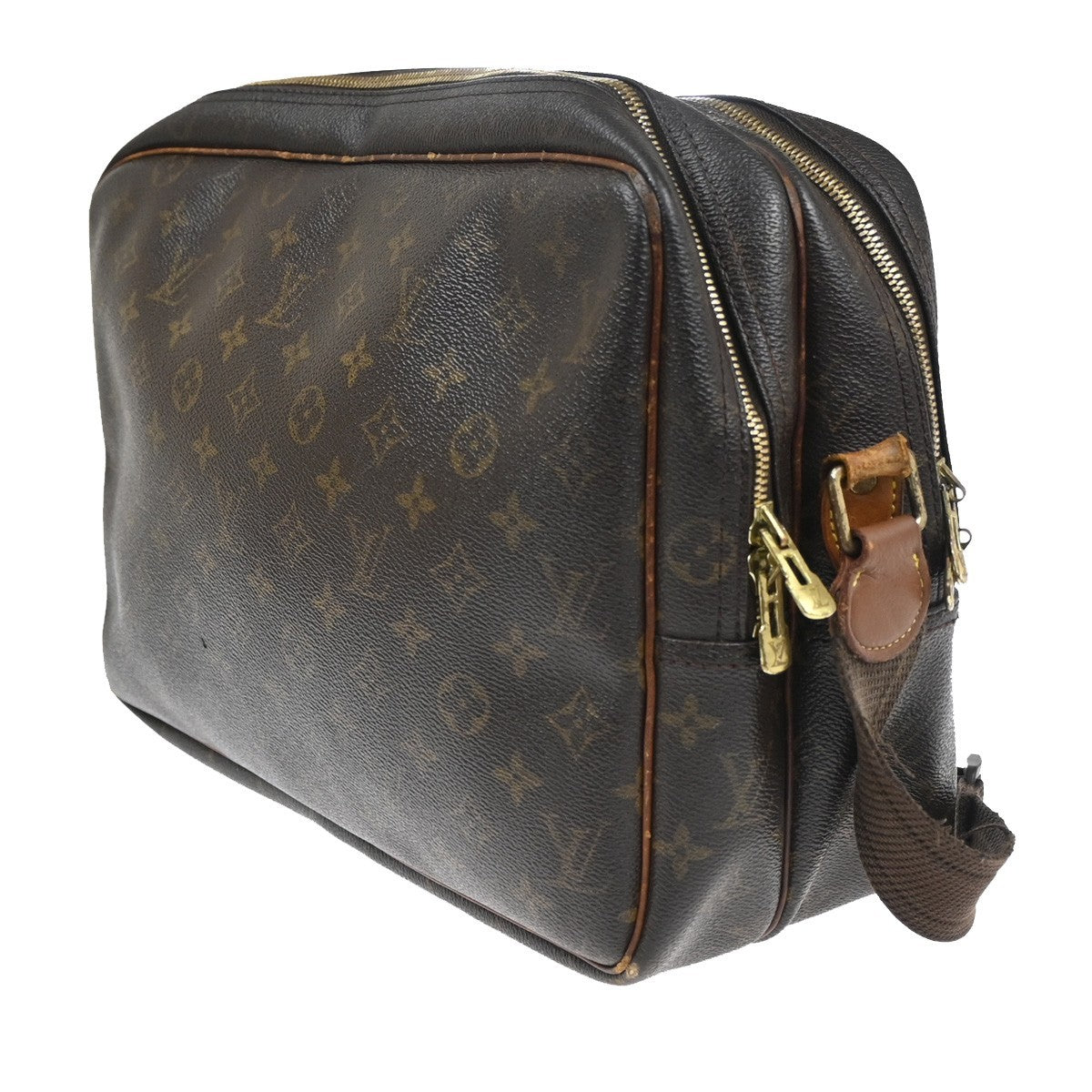 LOUIS VUITTON Reporter GM Crossbody Shoulder Bag Monogram Leather M45252 69KC877