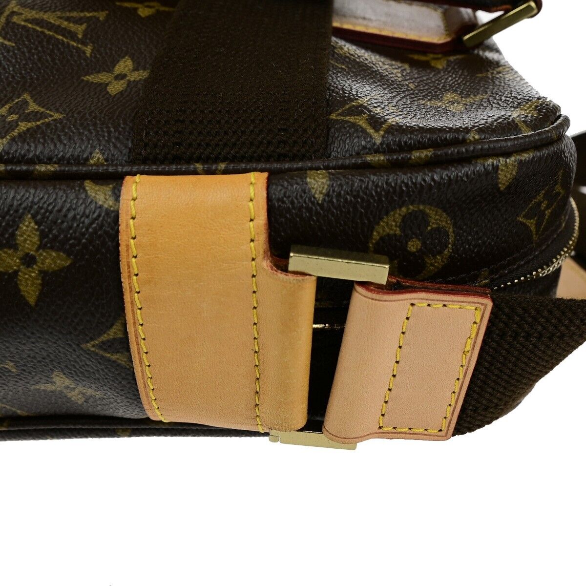 LOUIS VUITTON Sac Bosphore 2way Hand Bag Monogram Leather Brown M40043 667ED347