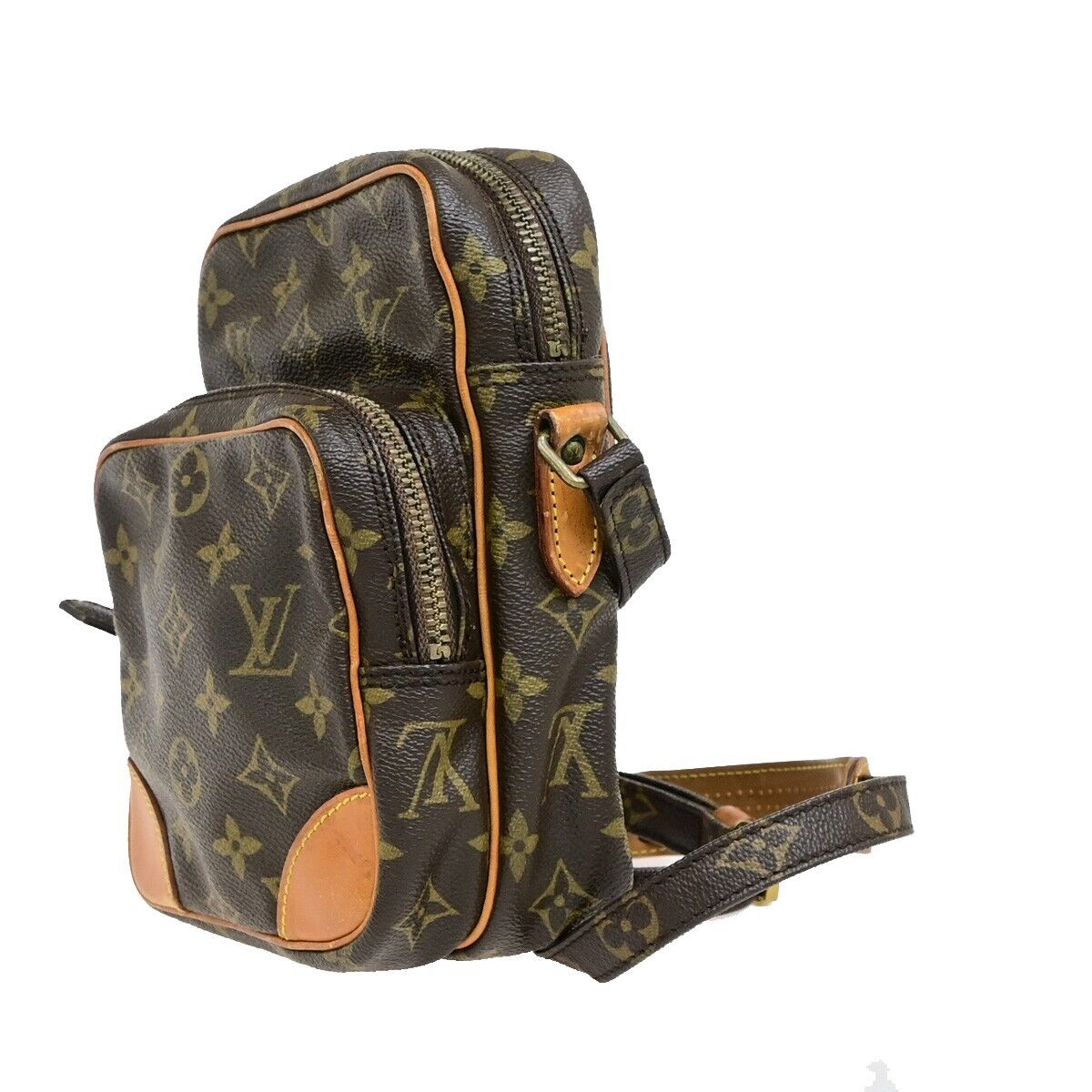 LOUIS VUITTON Amazon Crossbody Shoulder Bag Monogram Leather BN M45236 18EE097
