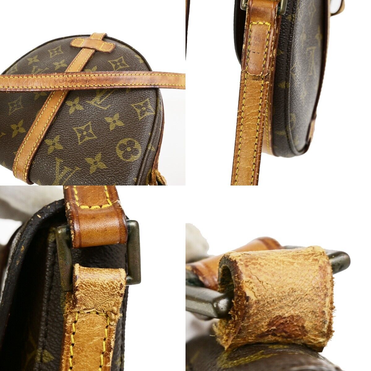 LOUIS VUITTON Chantilly PM Shoulder Bag Monogram Leather Brown M51234 69SJ463