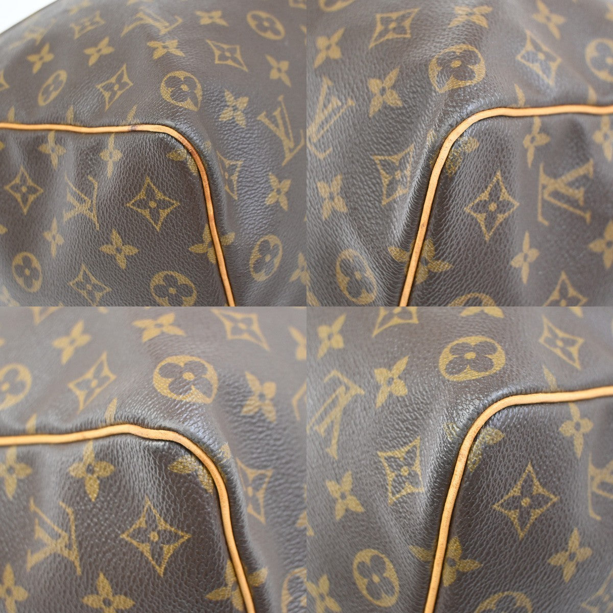 LOUIS VUITTON Keepall 50 Travel Hand Bag Monogram Leather Brown M41426 79YH910