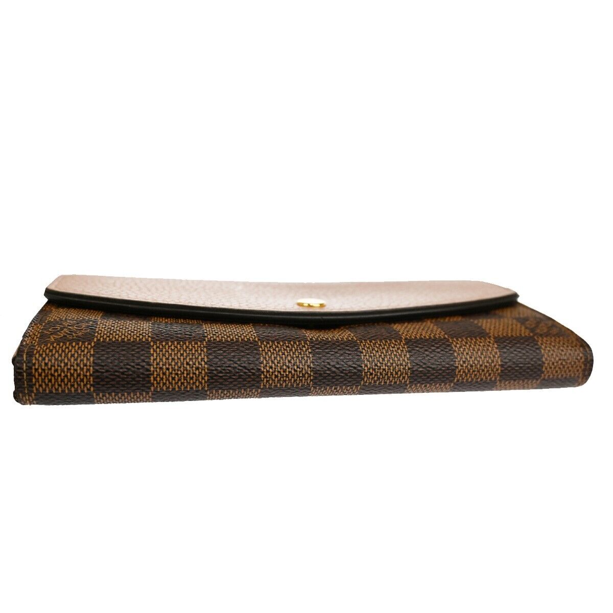 LOUIS VUITTON Damier Portefeuille Normandy Wallet Purse Pink N61262 33SH396
