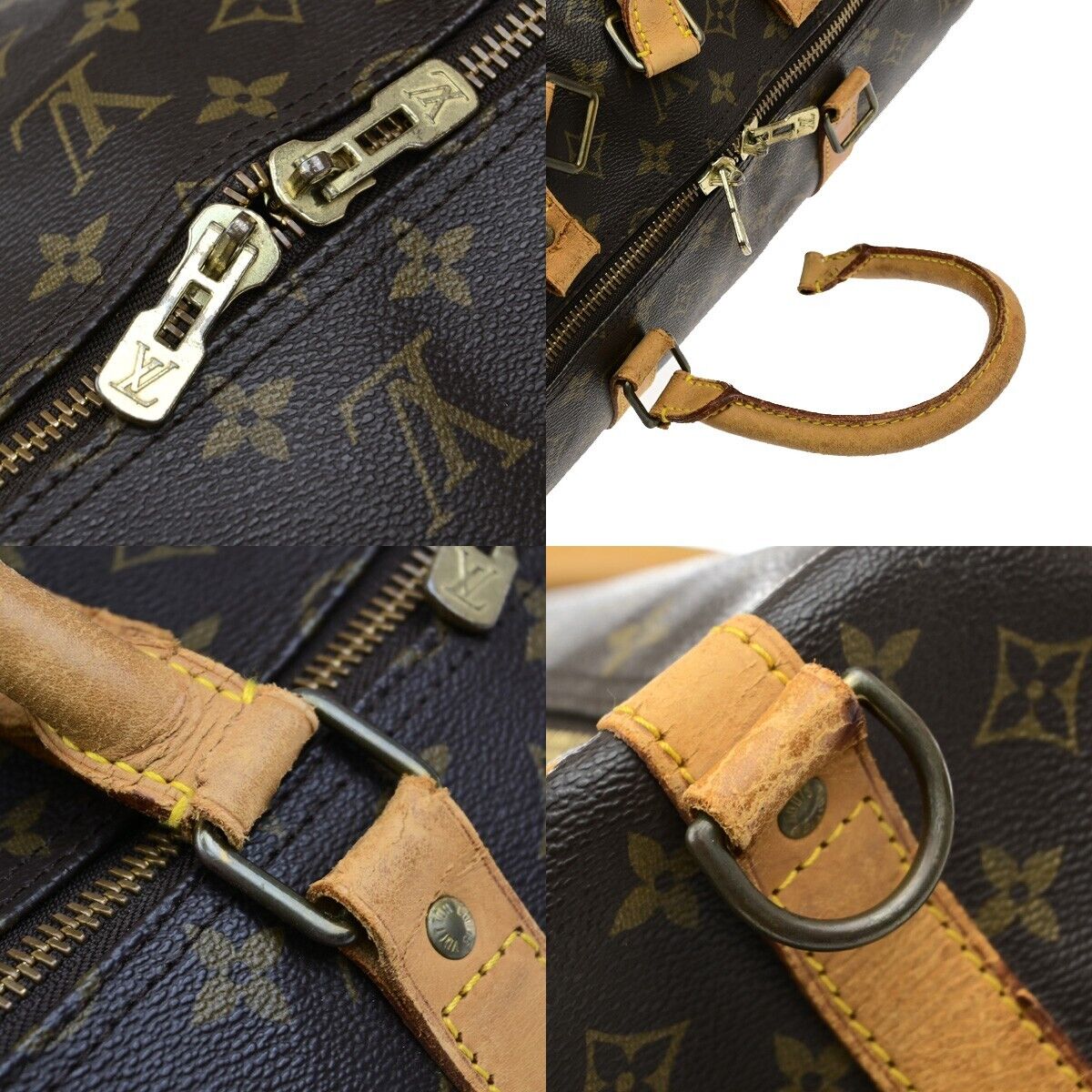 LOUIS VUITTON Logo Keepall Bandouliere 60 Hand Bag Monogram BN M41412 04ED962