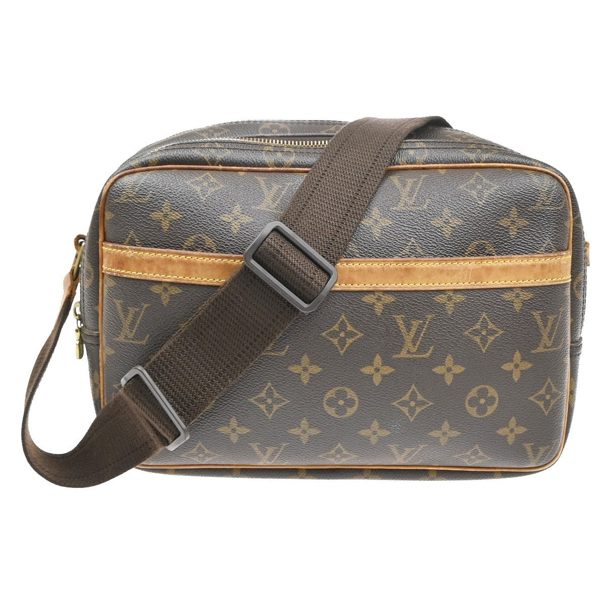 LOUIS VUITTON Reporter PM Crossbody Shoulder Bag Monogram Leather M45254 62CB025