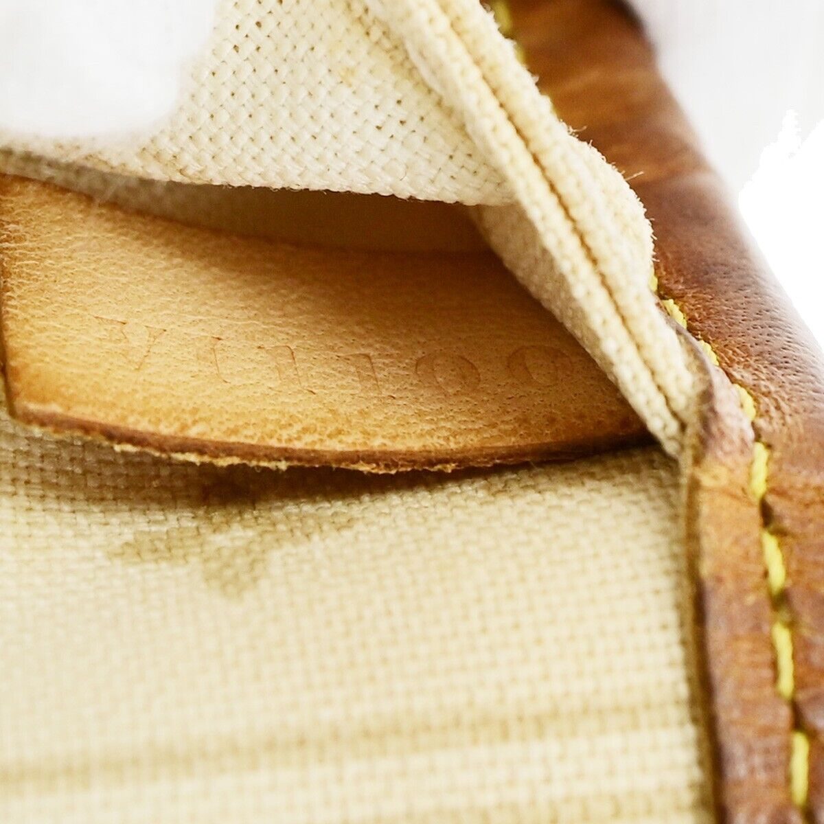 LOUIS VUITTON Neverfull PM Shoulder Tote Bag Damier Azur Leather N51110 87ED422
