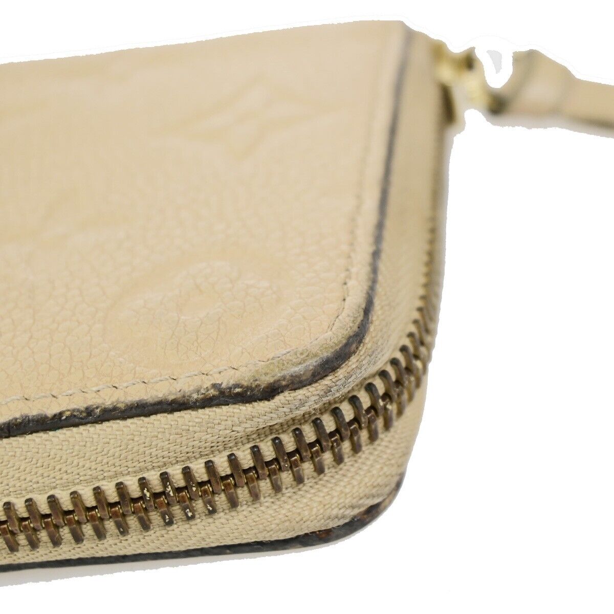 LOUIS VUITTON Clemence Long Bifold Wallet Monogram Empreinte BG M60173 35KA397