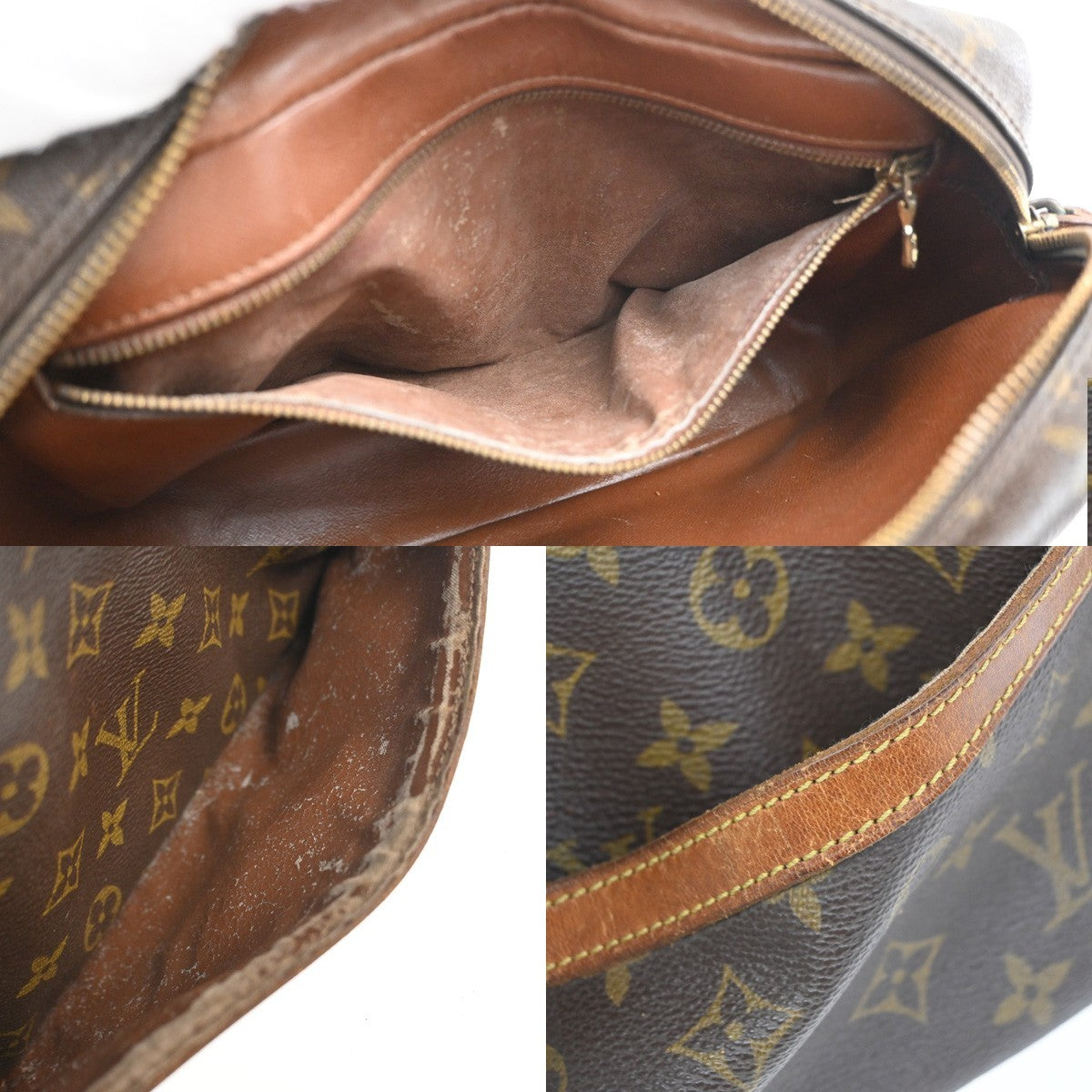 LOUIS VUITTON Trocadero 24 Shoulder Bag Monogram Leather Brown M51276 30YJ189