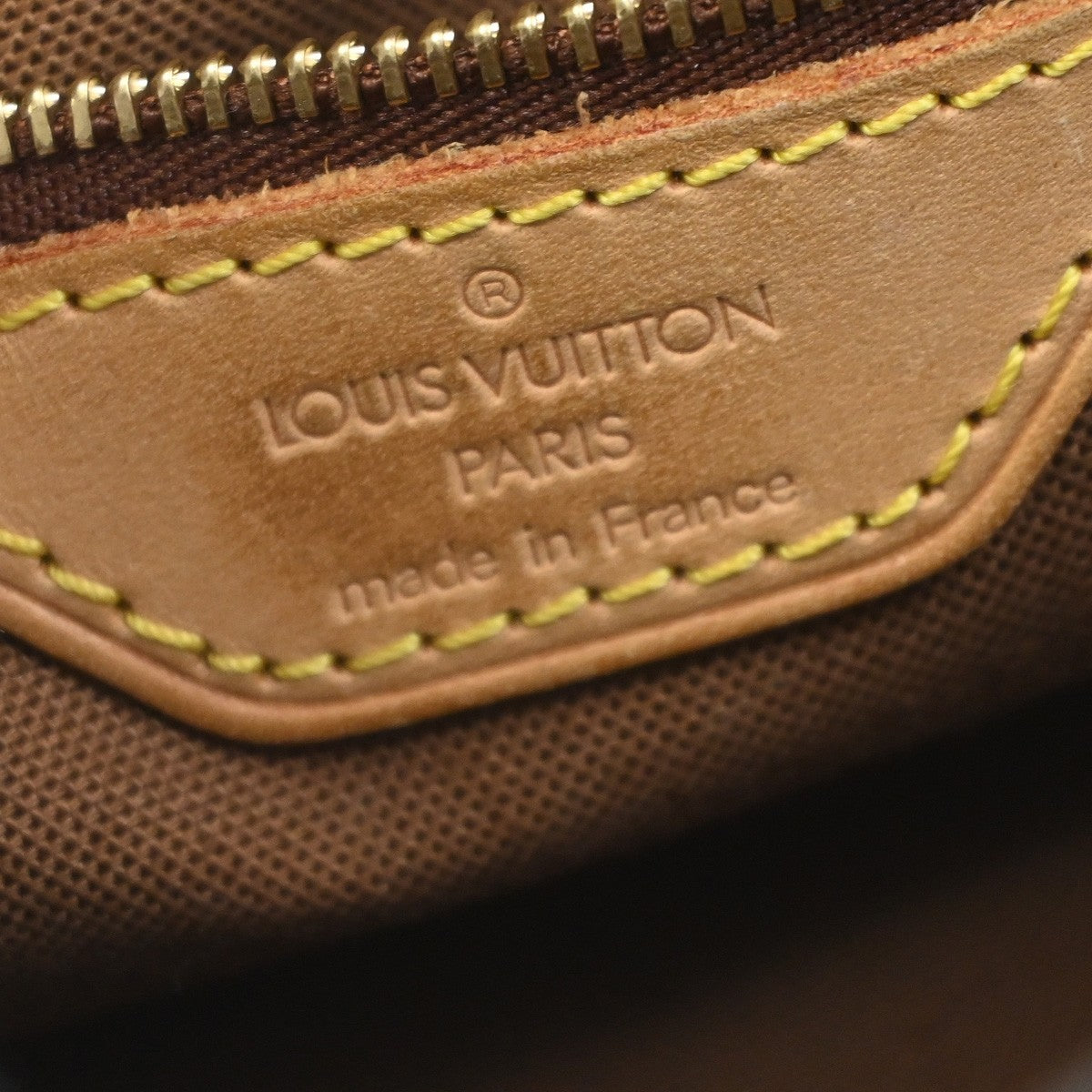 LOUIS VUITTON Logo Trotteur Shoulder Bag Monogram Leather Brown M51240 73YH916