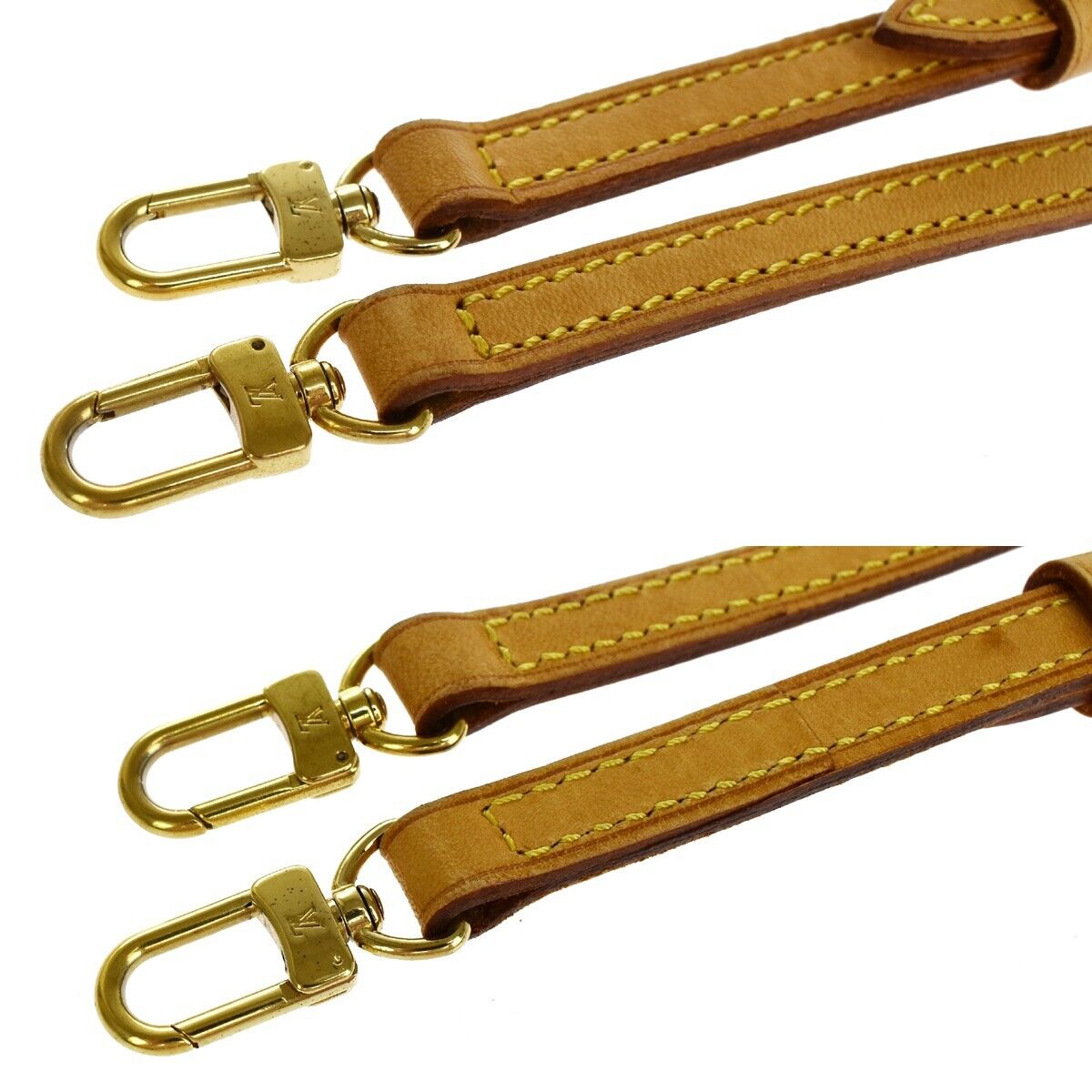 LOUIS VUITTON Shoulder Strap Leather Brown Gold France Bag Accessory 38RH313
