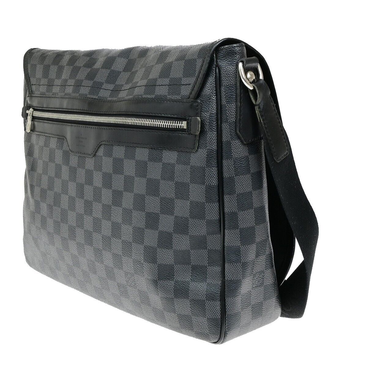 LOUIS VUITTON Daniel GM Crossbody Shoulder Bag Damier Graphite BK N58033 73ED874