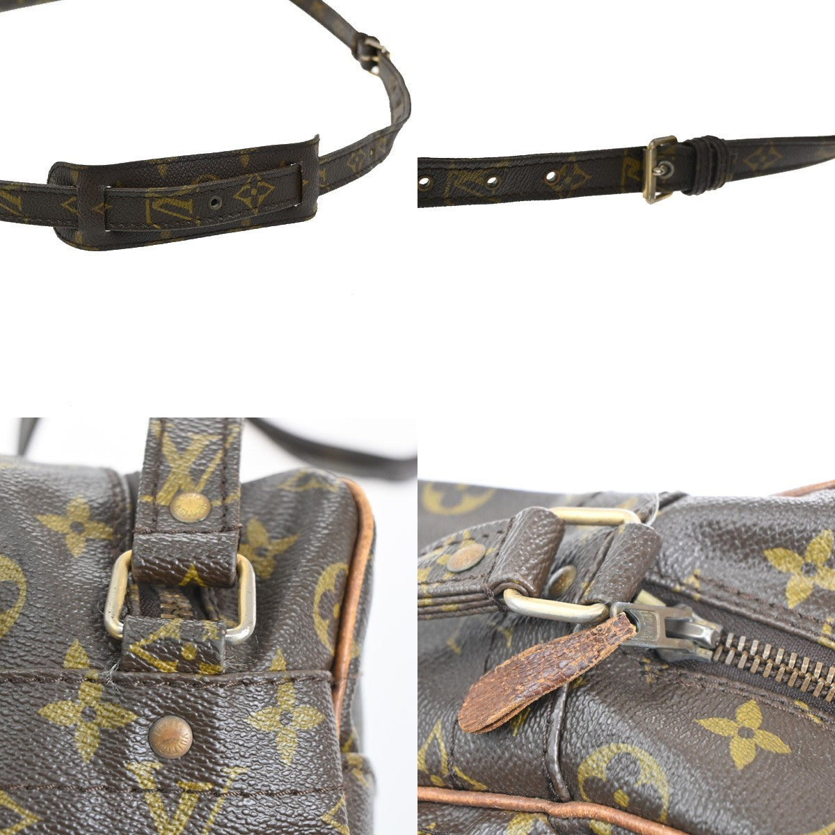 LOUIS VUITTON Nile Migratoire Shoulder Bag Monogram Leather Brown M45244 04TA203