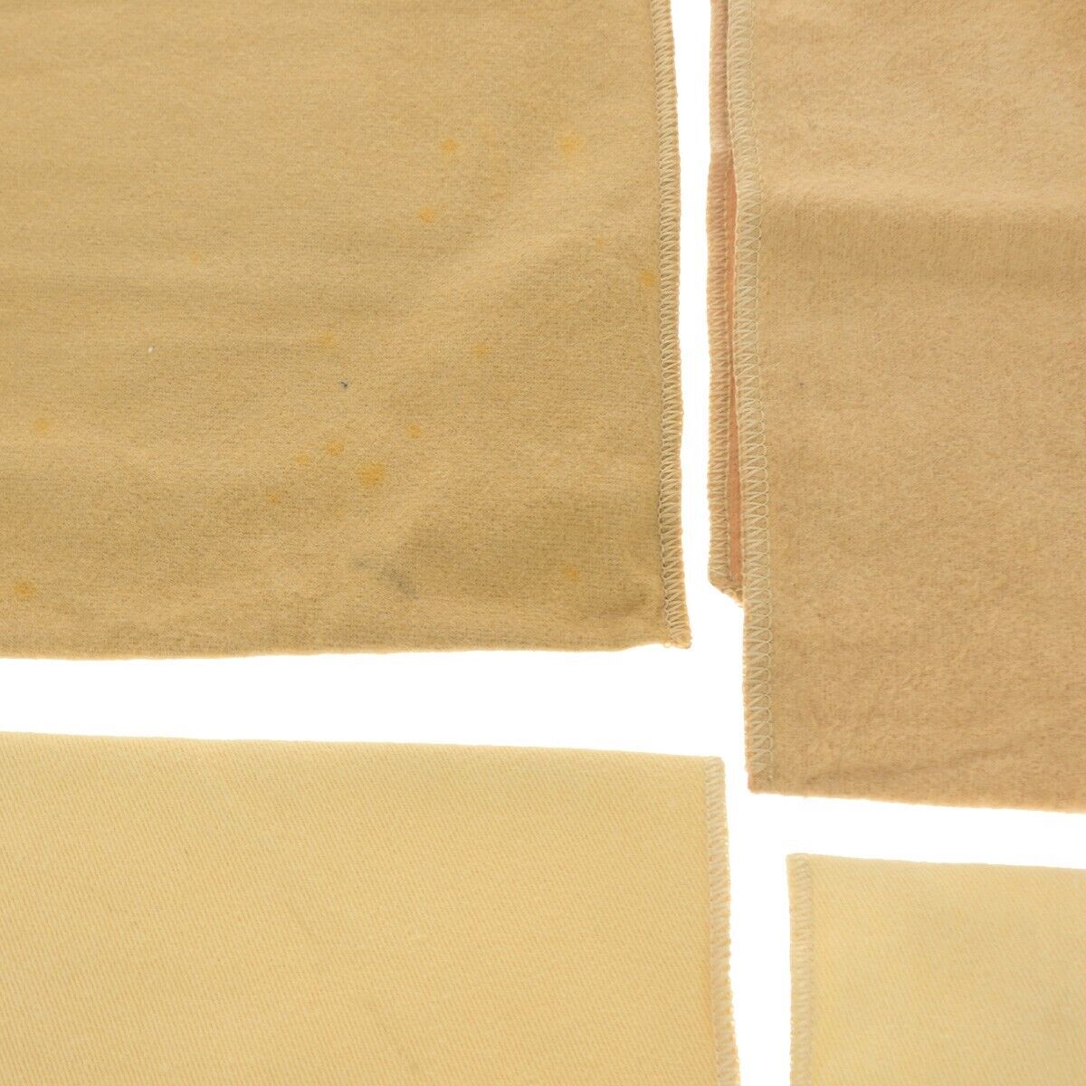 LOUIS VUITTON Logo 10 Set Dust Bag Drawstring Canvas Cotton Beige Brown 09YG350