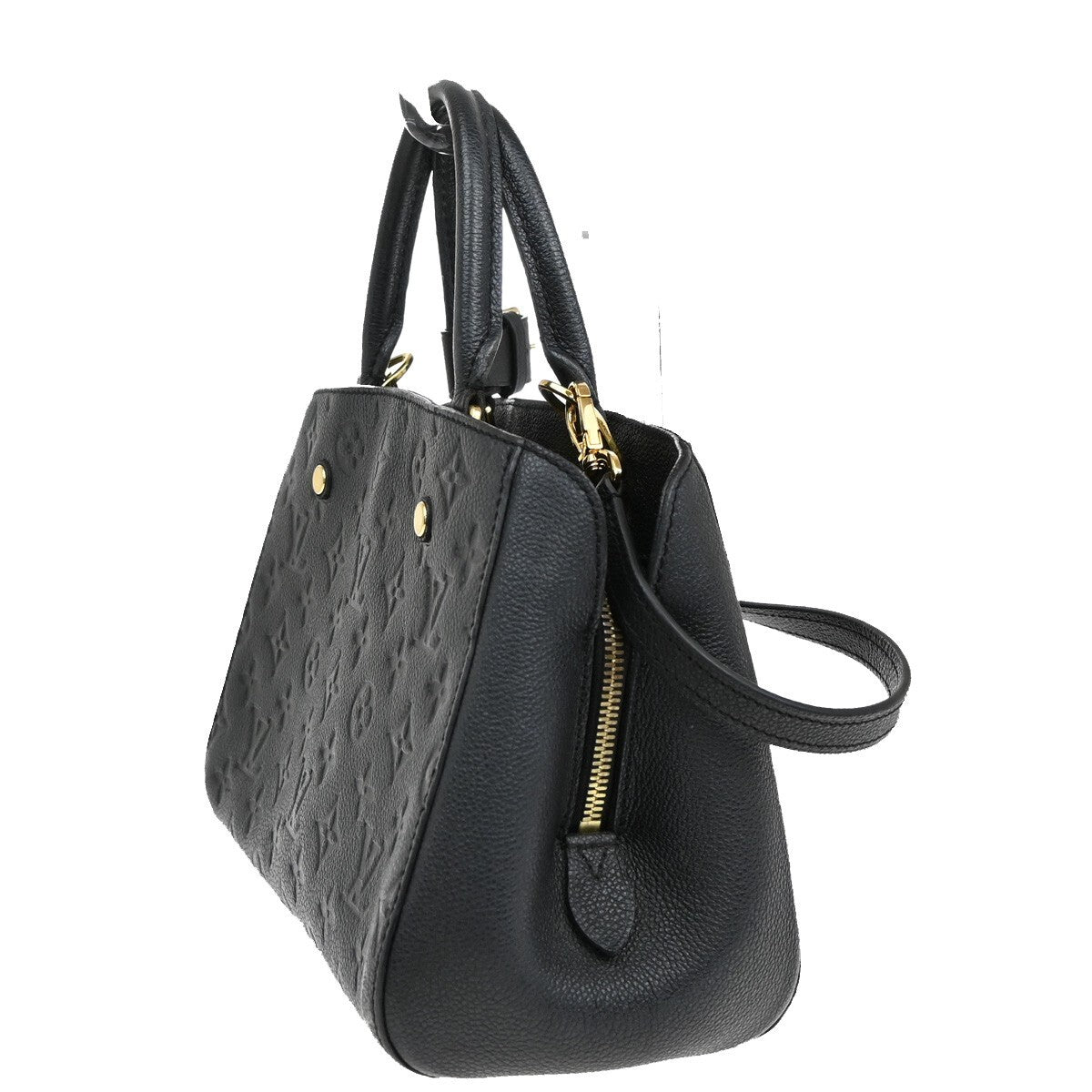 LOUIS VUITTON Montaigne BB 2Way Hand Bag Monogram Empreinte BK M41053 620RF292