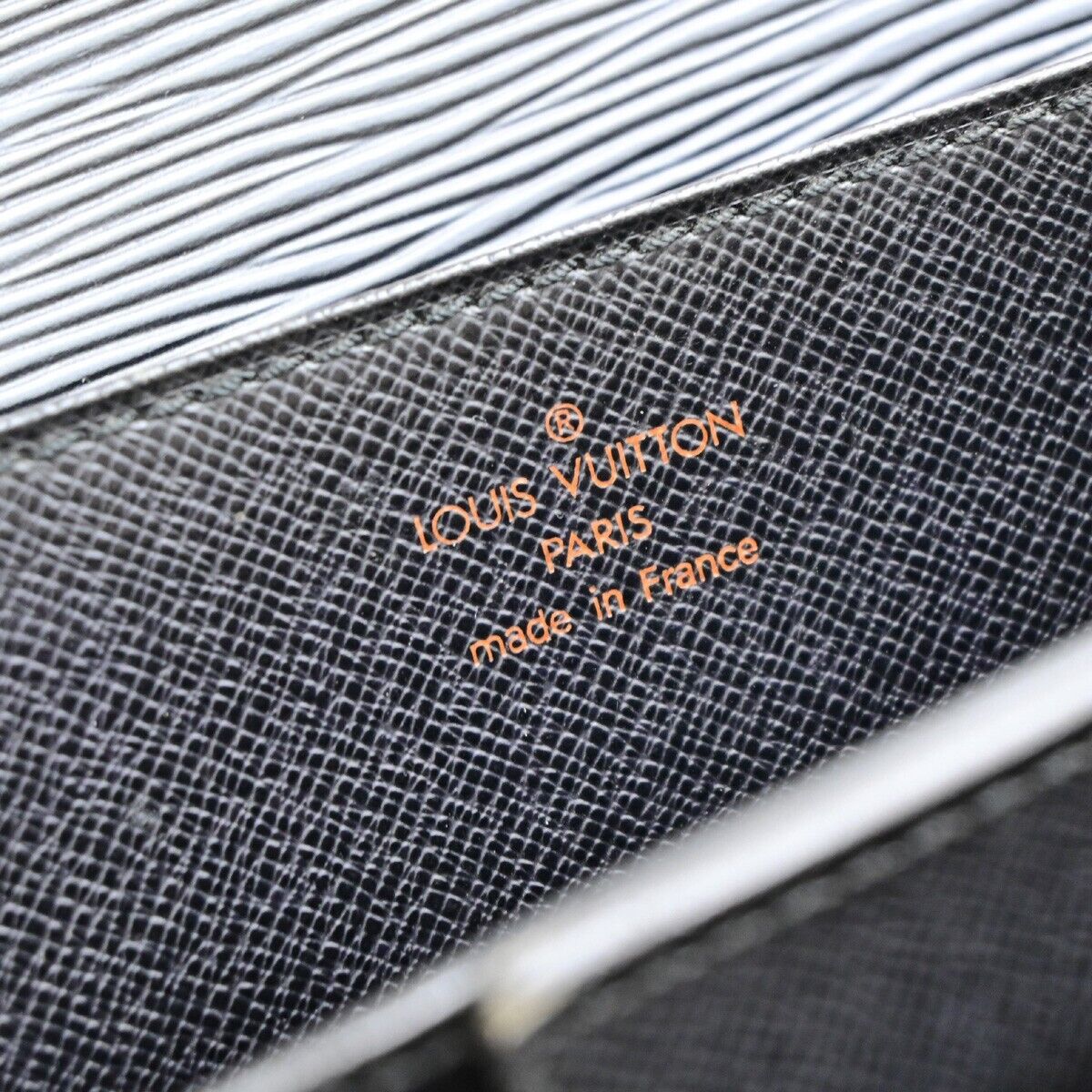 LOUIS VUITTON Serviette Conseiller Hand Bag Epi Leather Black M54422 62EC928