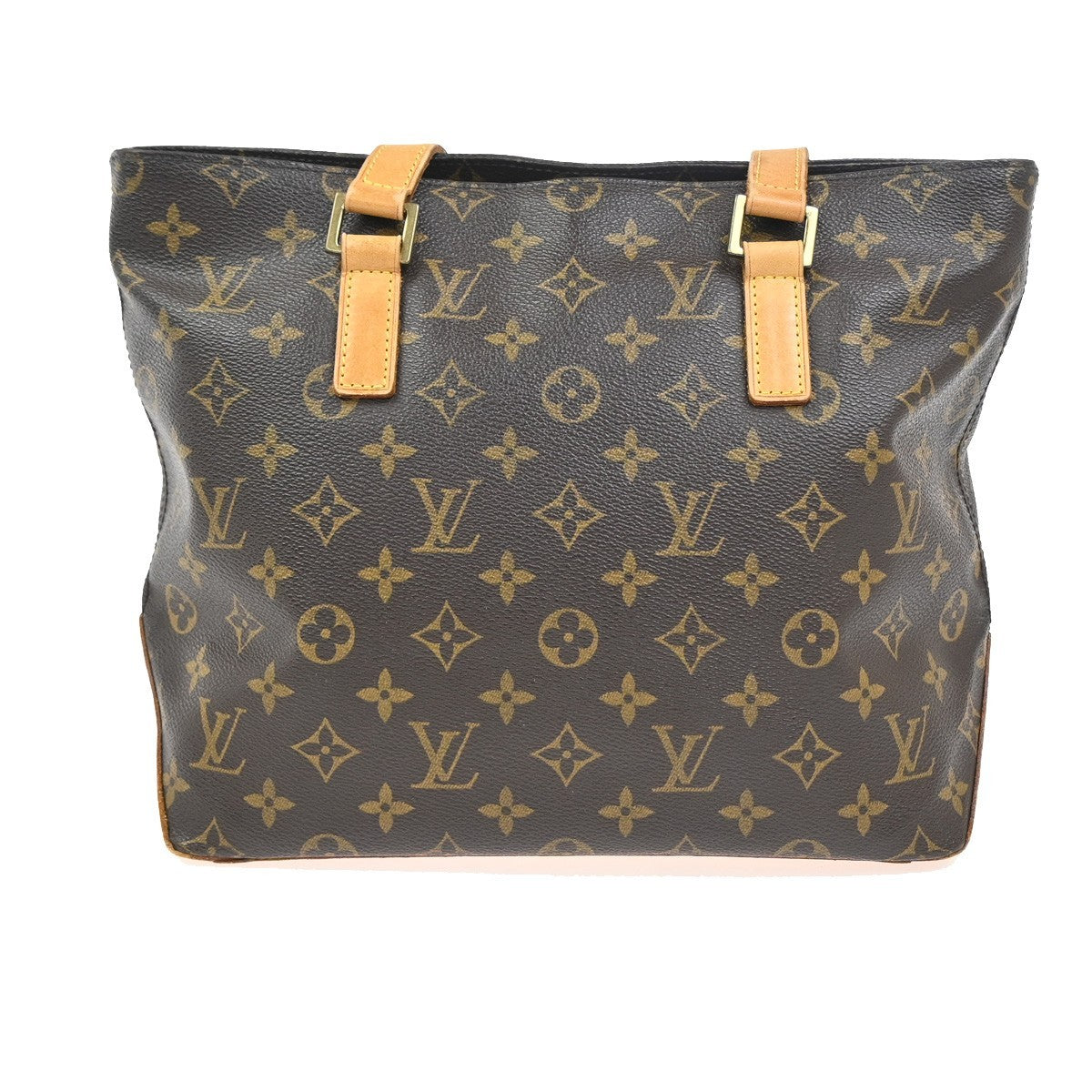 LOUIS VUITTON Cabas Piano Shoulder Bag Monogram Leather Brown M51148 11ZA348