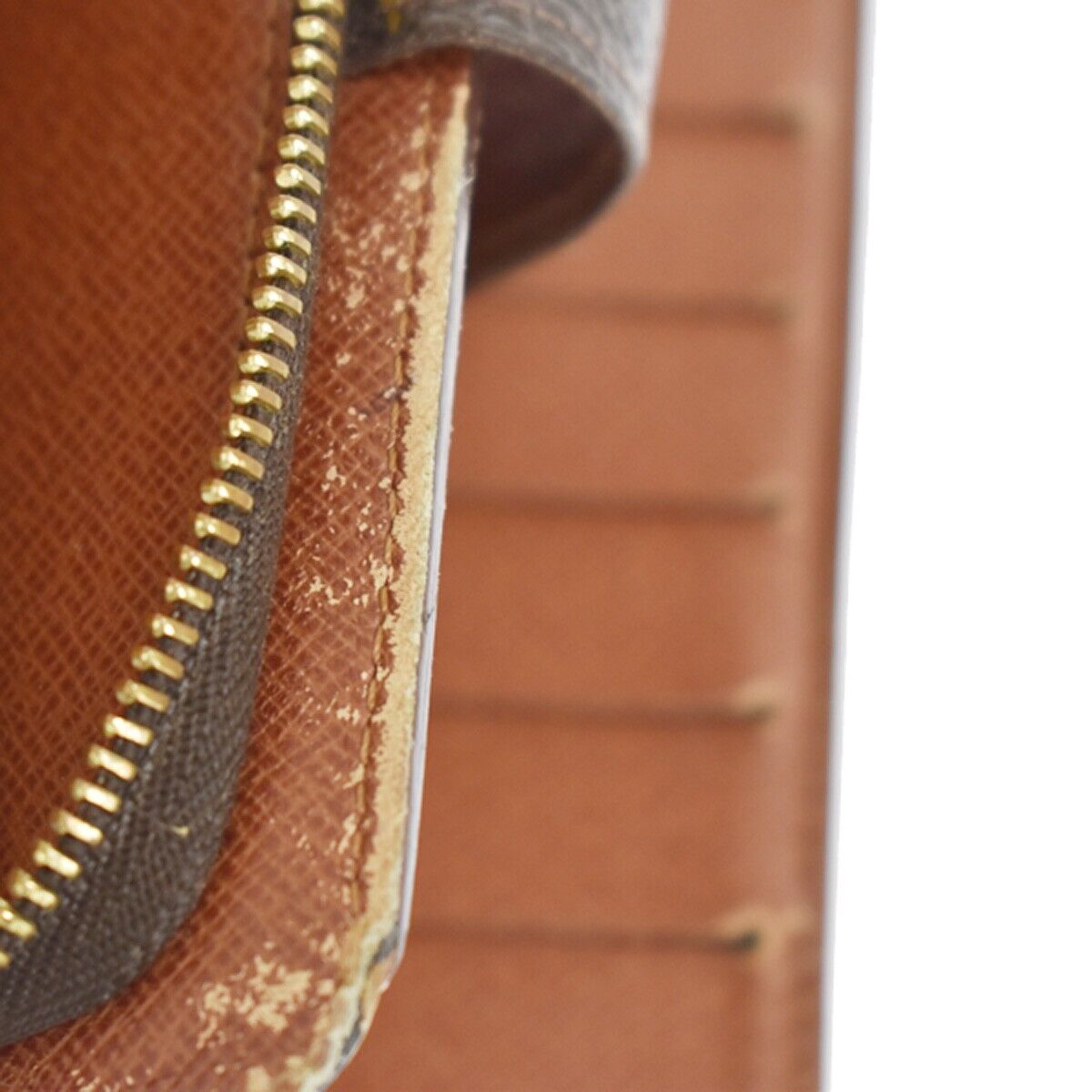 LOUIS VUITTON Porte Papier Zip Bifold Wallet Monogram Leather BN M61207 67GA646