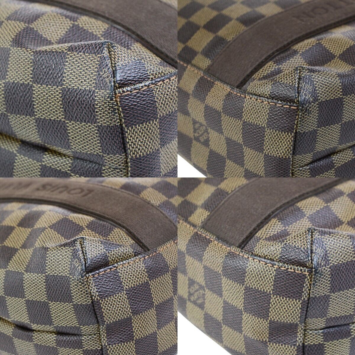 LOUIS VUITTON Cabas Beaubourg Shoulder Bag Damier Ebene Leather N52006 12EC923