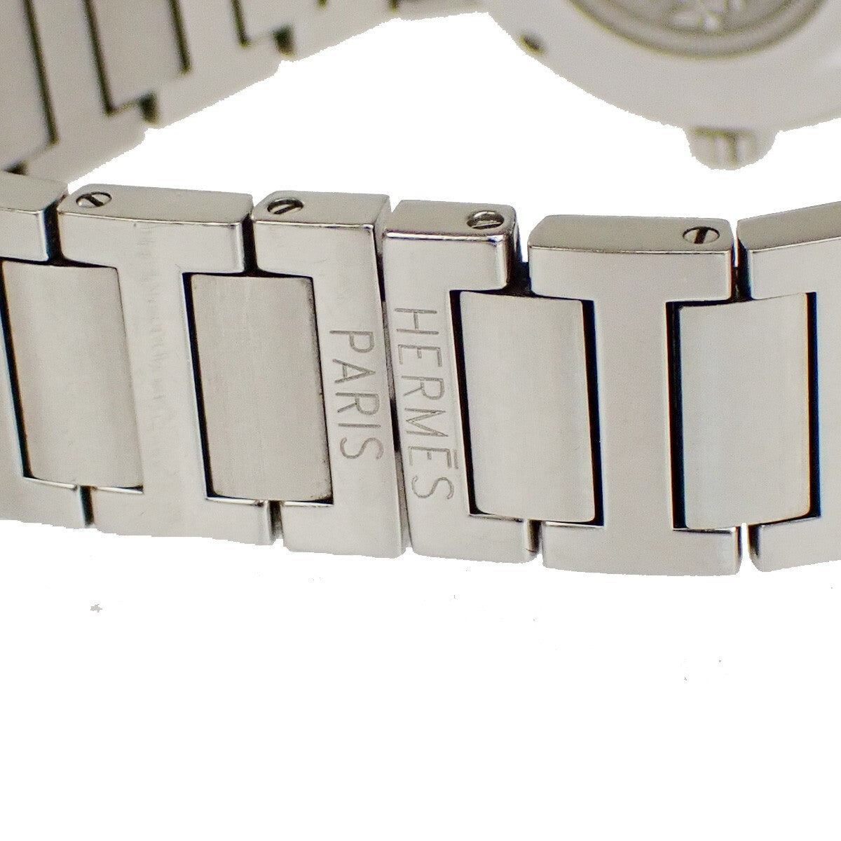 HERMES Nomad NO1.210 Wrist Watch Dial Quartz Stainless Steel Swiss Made 81LC282