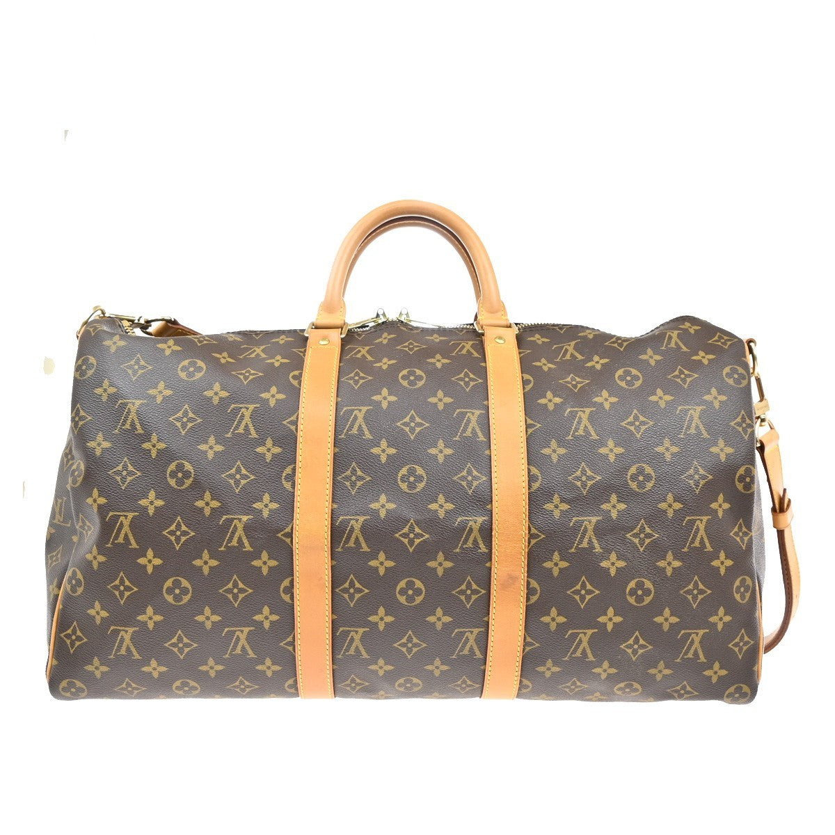 LOUIS VUITTON Keepall Bandouliere 50 2Way Hand Bag Monogram Brown M41416 99EF810