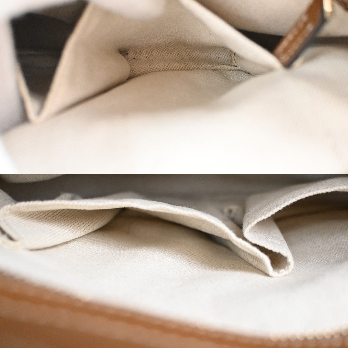GUCCI GG 2way Shoulder Tote Bag Canvas Leather Beige GHW Italy 32KC351