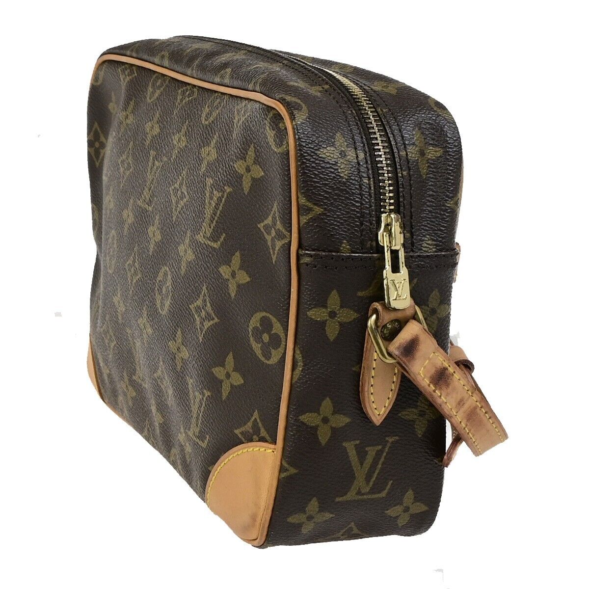 LOUIS VUITTON Trocadero 27 Shoulder Bag Monogram Leather Brown M51274 77ED035