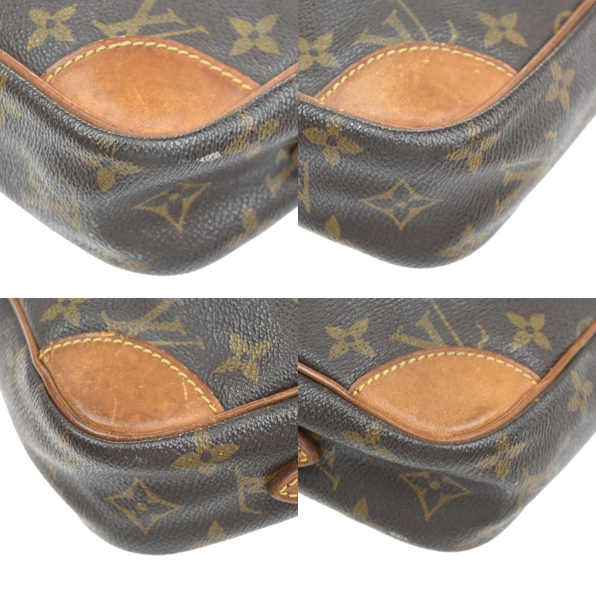 LOUIS VUITTON Trocadero 24 Shoulder Bag Monogram Leather Brown M51276 01TA655