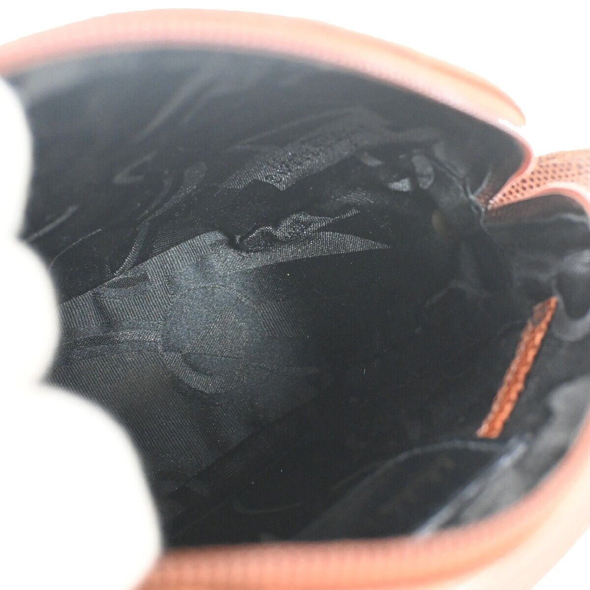 SALVATORE FERRAGAMO Vara Mini Shoulder Bag Embossing Leather Brown GHW 62YD180