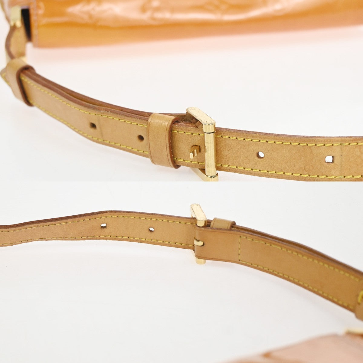 LOUIS VUITTON Thompson Street Shoulder Bag Monogram Vernis Rose M91070 61KC798
