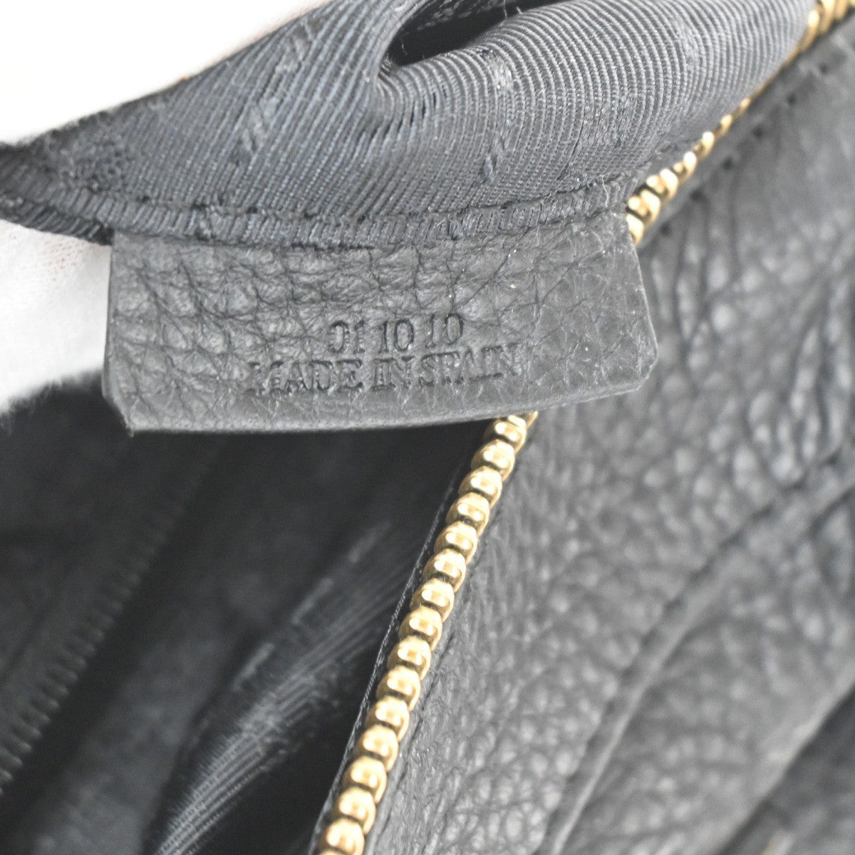LOEWE Logo Anagram 2Way Shoulder Hand Bag Leather Black GHW Spain 95RL702