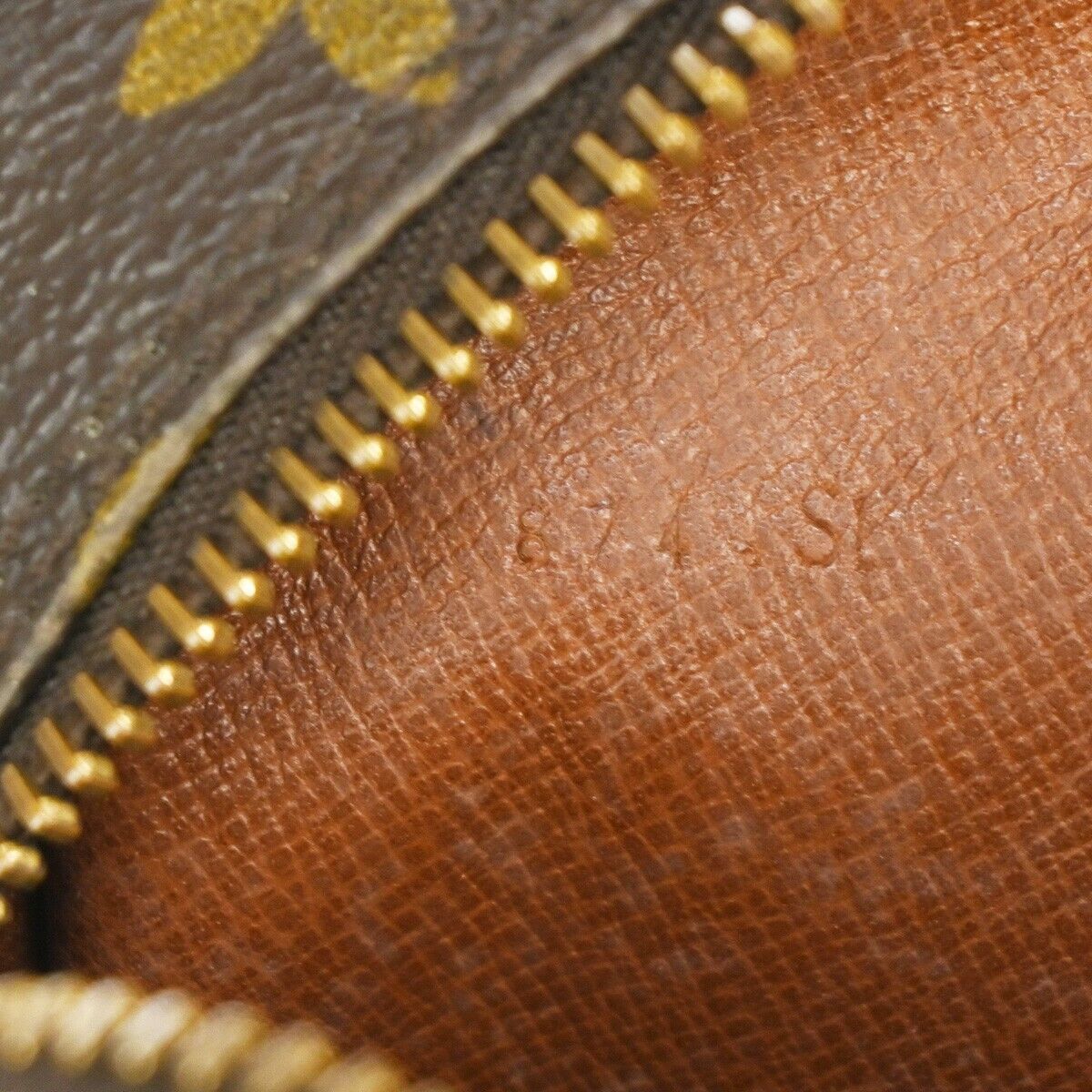 LOUIS VUITTON Danube Shoulder Bag Monogram Leather Brown France M45266 64FA199